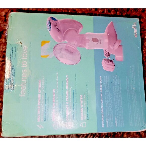 EVENFLO ADVANCED SINGLE ELECTRIC BREAST PUMP Occasional Use Pumping *NEW in box - Picture 6 of 12
